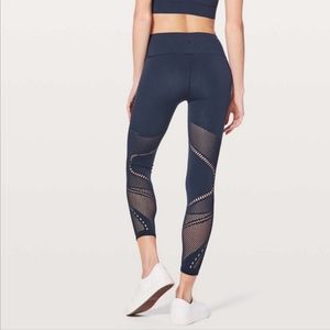 New lululemon Reveal Precision Tights Navy Blue